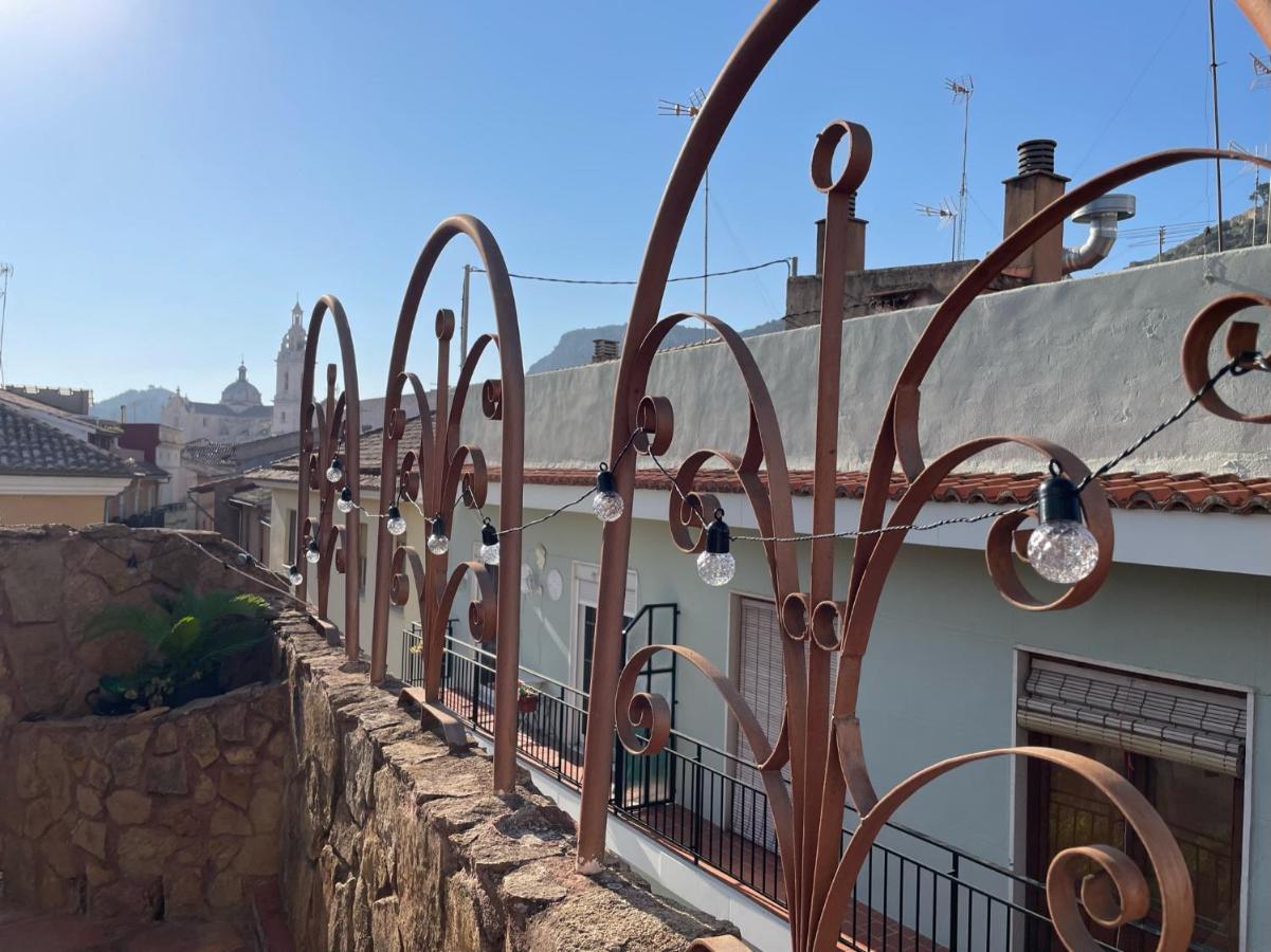 Apartamento Duplex De Lujo Con Gran Terraza Y Vistas Al Castillo - Centro Apartment Xativa Exterior photo